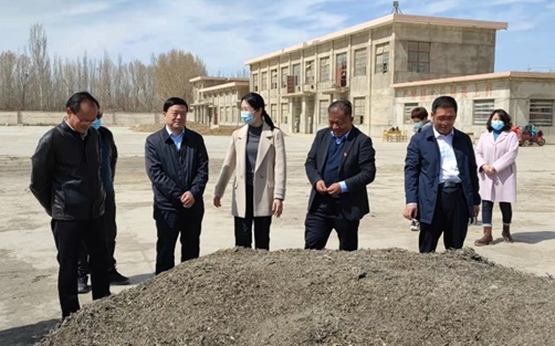 黨委書記、董事長(zhǎng)劉興斌到金塔縣調(diào)研