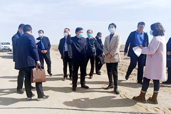 黨委書記、董事長(zhǎng)劉興斌到金塔縣調(diào)研